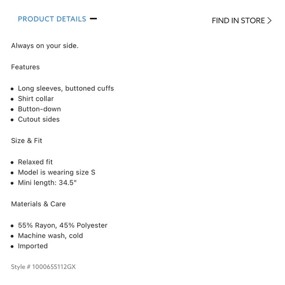 Dynamite Cutout Shirt Dress - Picture 8 of 8